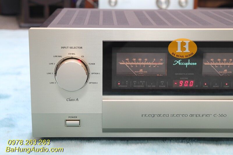 Amply Accuphase E407 Hàng đẹp xuất sắc (Sao chép)
