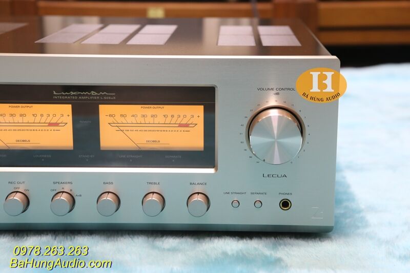 Amply Luxman L505UX Gold đẹp xuất sắc