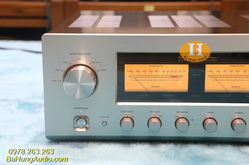 Amply Luxman L505UX Gold đẹp xuất sắc
