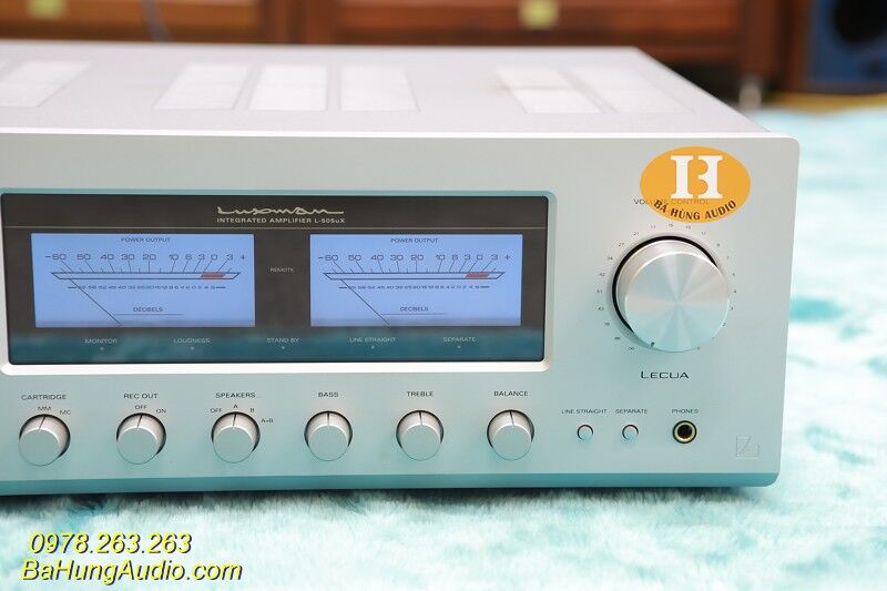 Amply Luxman L505UX Silver đẹp như mới
