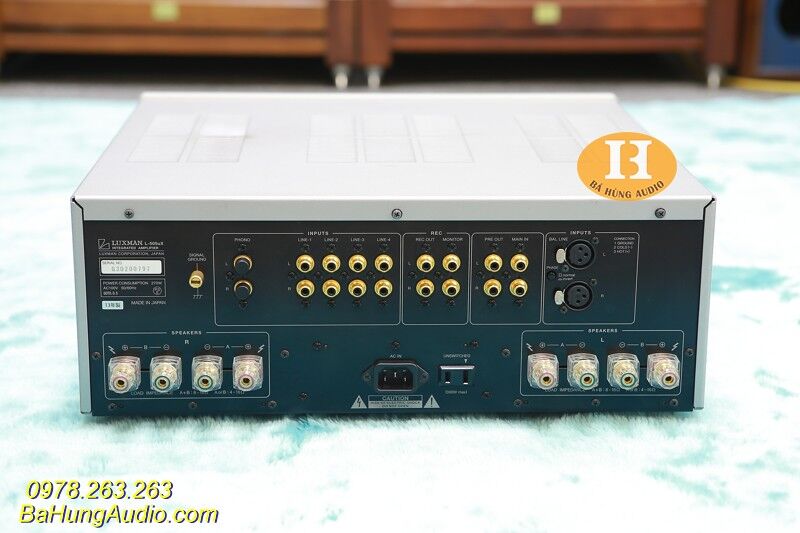 Amply Luxman L505UX Silver đẹp như mới