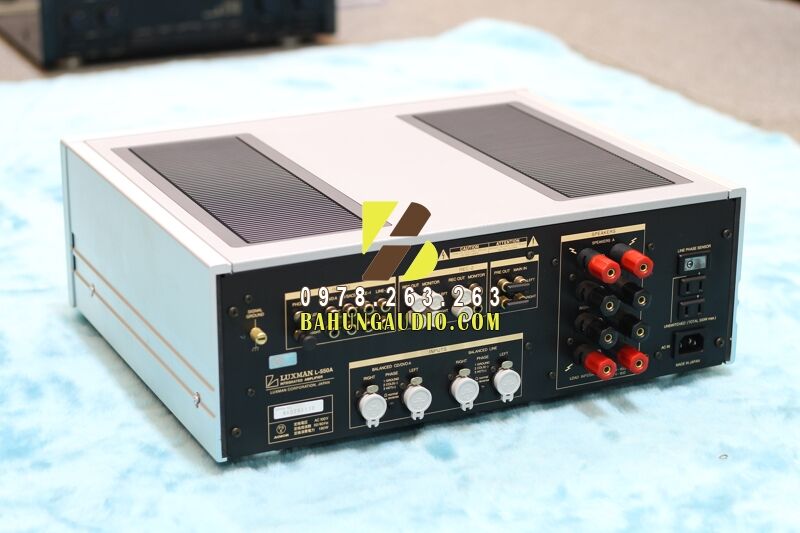 Amply Luxman L550A xuất sắc full đồ zin